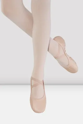 BLOCH S0246G CHILDRENS ODETTE THEATRICAL PINK LEATHER BALLET SHOE