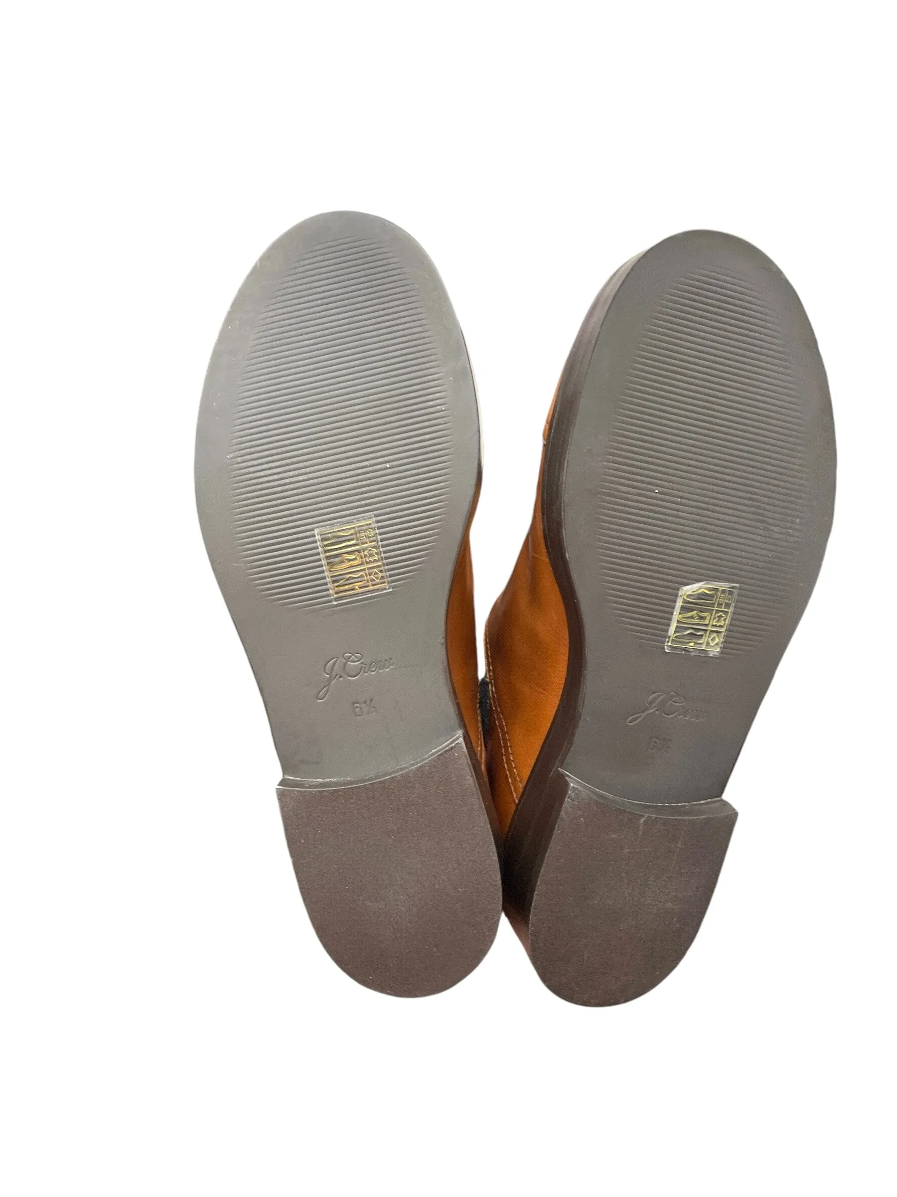 Boots Ankle Flats By J. Crew In Brown, Size: 6.5