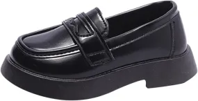 Boys Shoes Girls Slip On Leather Loafer Tassel Bow School Dress Shoes for Girls Shoes for Boys