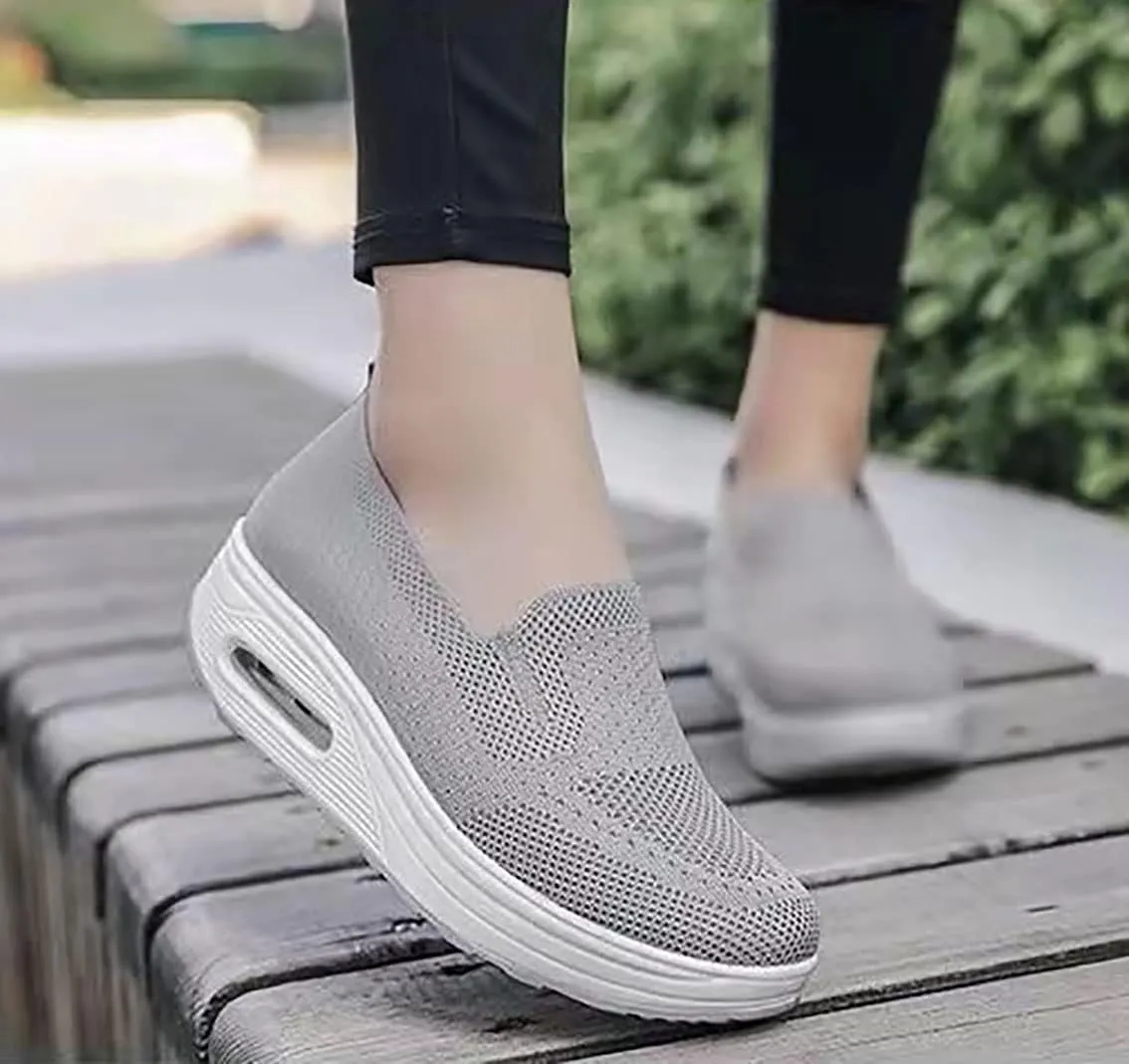 Bridge Cutters Women's Orthopedic Slope Heel Shoes Platform Shoes Orthopedic Road Walking Shoes Skate Shoes Sports Sandals mesh Flat Shoes Sports Outdoor Shoes