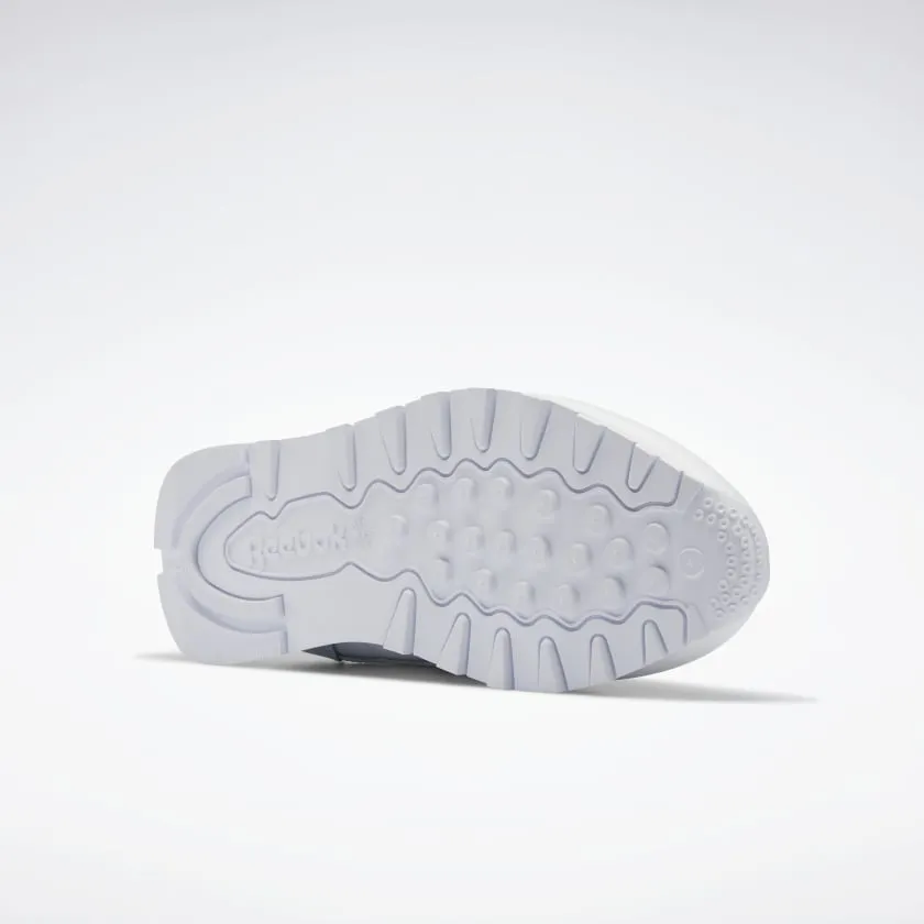 Classic Leather Shoes White/Black/Radiant Aqua