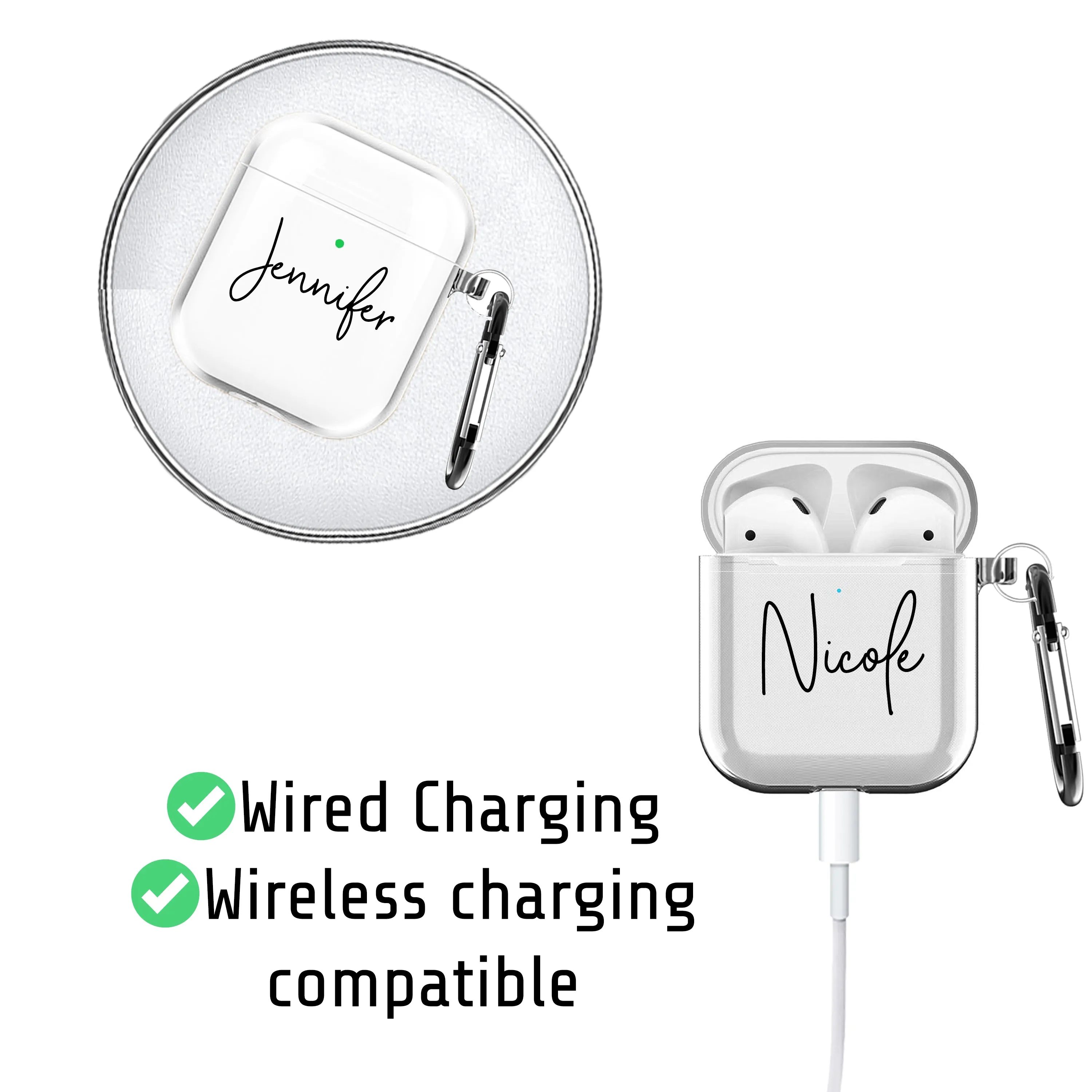 Clear TPU Airpods 2 & 1 Case