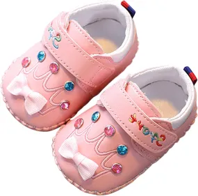 Cute 𝐂artoon Prewalkers Shoes for Infant Baby Boys Girls Soft Sole Leather Non Slip Comfortable Sports Baby Water