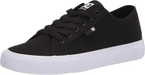 DC mens Manual Skate Shoe, Black/White, 8 US