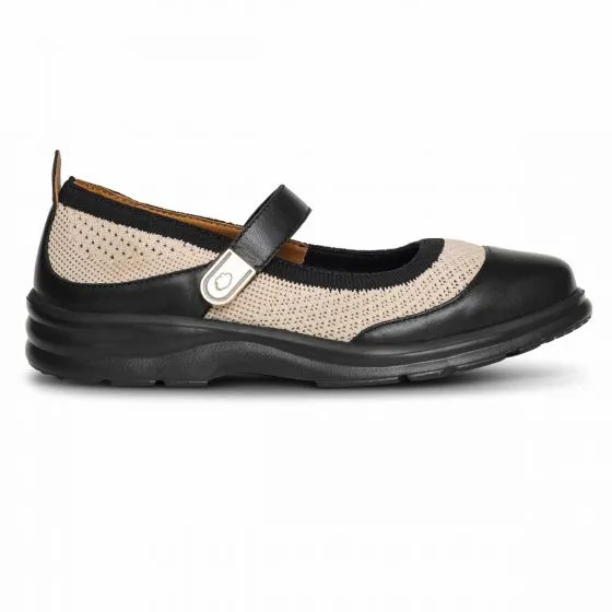 Dr. Comfort Women's Diabetic Double Depth Shoes - Jackie - Nude