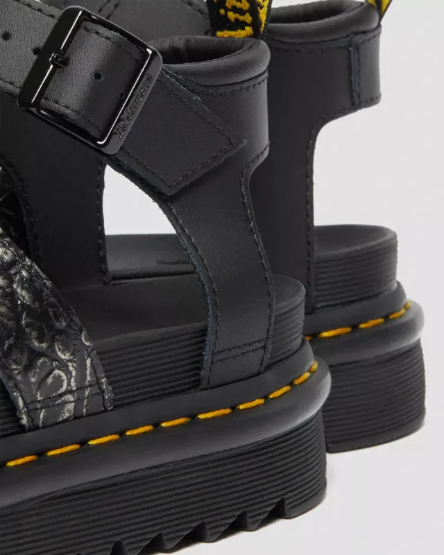 Dr. Martens Women's Blaire - Gunmetal Wild Croc