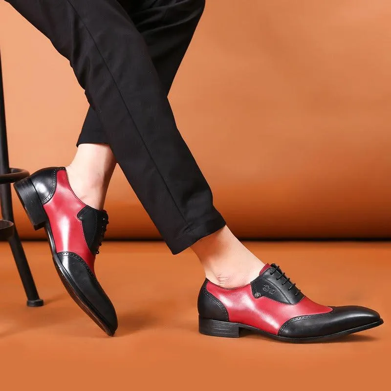 Genuine Leather Formal Business Leather Shoes Men