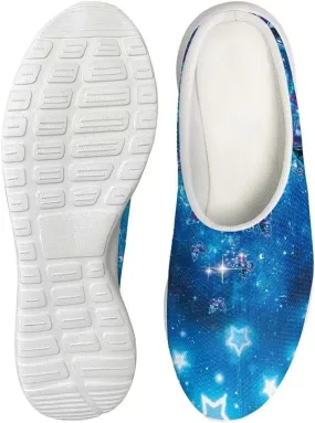 GIFTPUZZ Unisex Garden Shoes Sneakers Backless Casual Slippers Sandals Summer Anti-Slip Beach Clogs