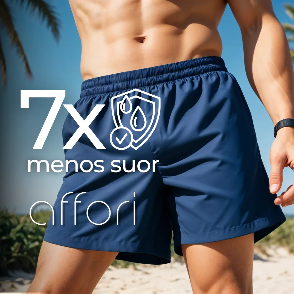 Kit 3 Shorts Masculinos Fitnesmart - Anti-Suor e Anti Odor