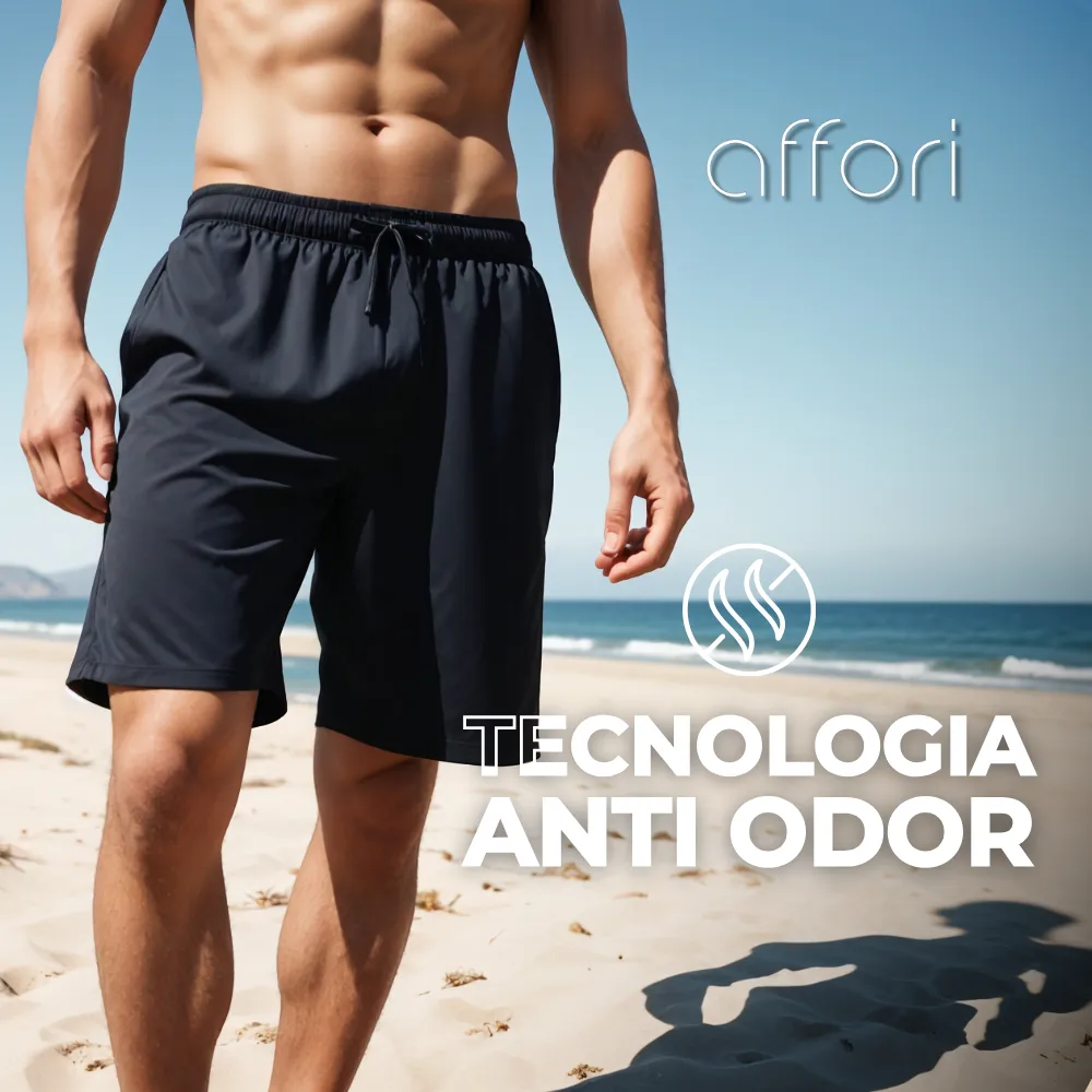 Kit 3 Shorts Masculinos Fitnesmart - Anti-Suor e Anti Odor