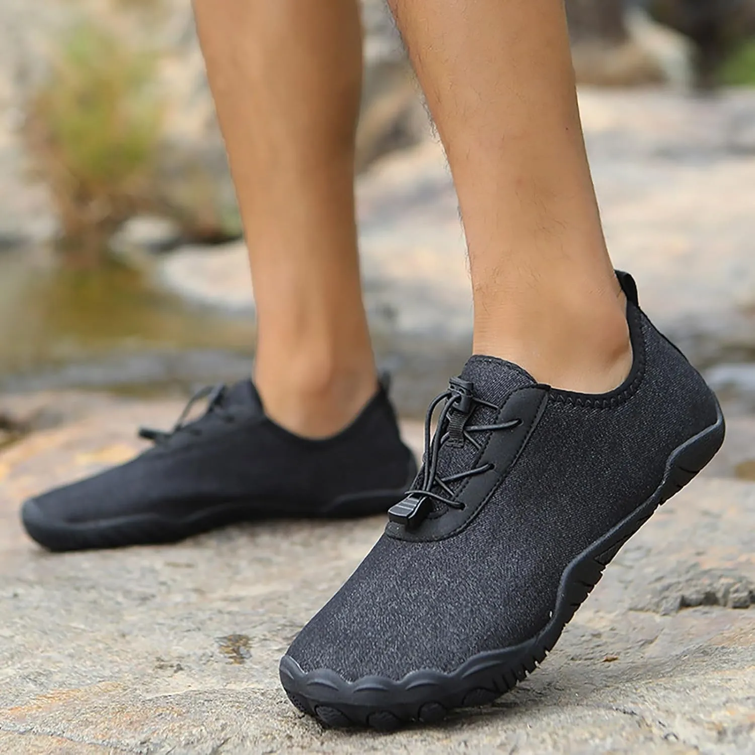 Mens Water Shoes Wide Toe Box Barefoot Aqua Socks Quick Dry Womens Water Hiking Shoes