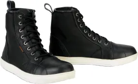 Milwaukee Leather MBM9004WP Men's Waterproof Black Leather Motorcycle Reinforced Street Riding Shoes w/Ankle Support - 9