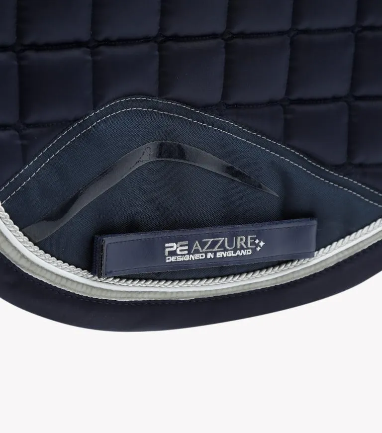 PEI Azzure Anti-Slip Satin Dressage Pad (Navy)