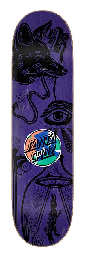 Santa Cruz Knibbs Seeker Skateboard Deck 8.25"
