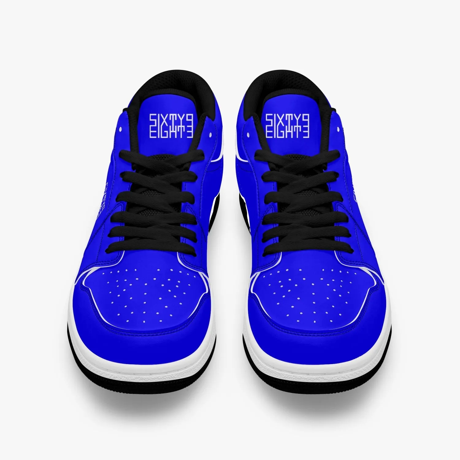 Sixty Eight 93 Logo White Blue SENTLT1 Shoes