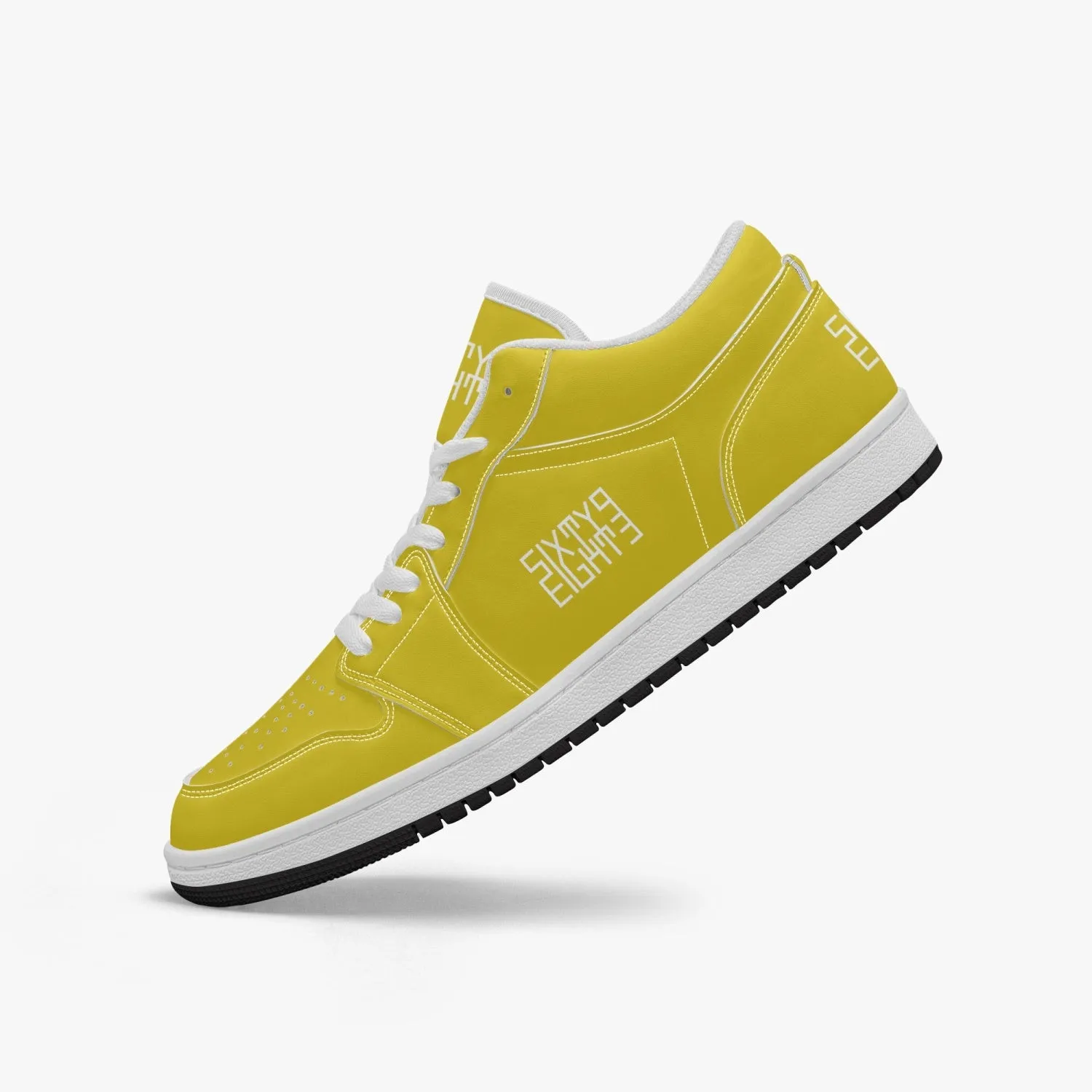 Sixty Eight 93 Logo White Gold SENTLT 1 Shoes