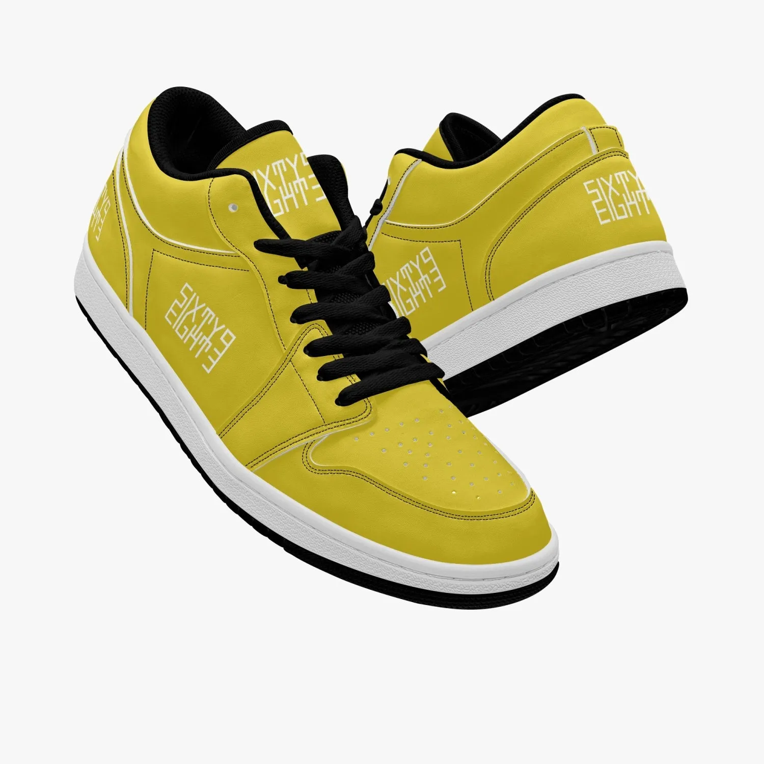 Sixty Eight 93 Logo White Gold SENTLT 1 Shoes