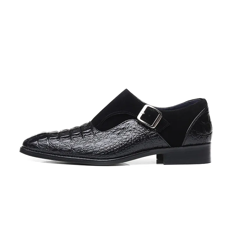 Snake Embossed Dress Shoes