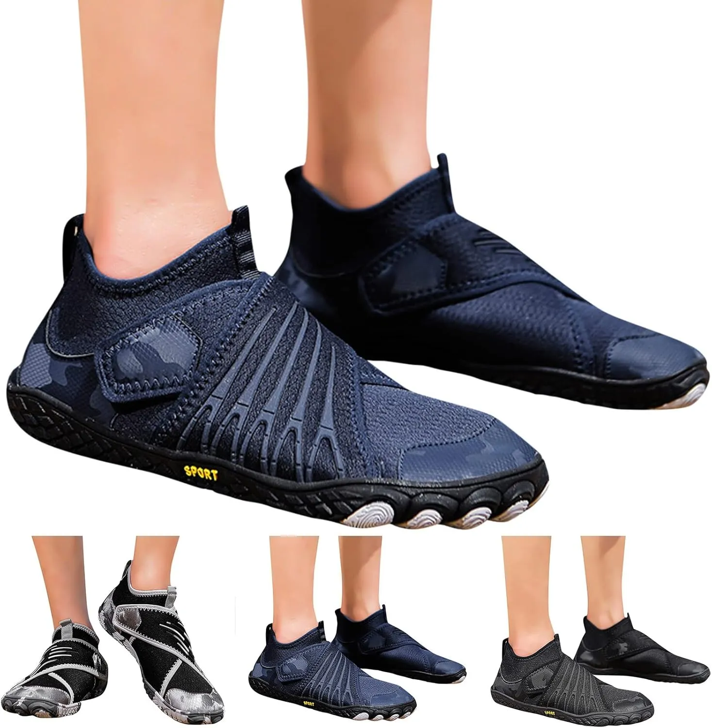 Water Shoes Barefoot Mens Womens Quick Dry Aqua Swim Beach Pool Surf Hiking Kayaking Diving Yoga Outdoor Sports Breathable Design