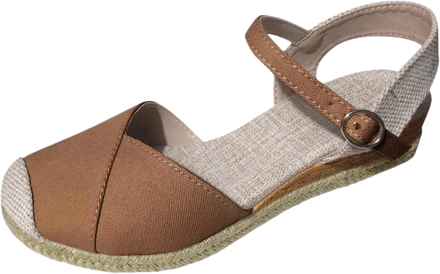 Wedge Sandals for Women 2025 Comfortable Dressy Walking Slides Sandals Closed Toe Beach Slingback Sandal for Summer Beach Oceanside Holiday Outdoor