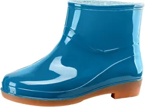 Womens Rain Boots Womens Rubber Boots Anti-Slipping for Boating Fishing Gardening Farming Waterproof Rain Shoes