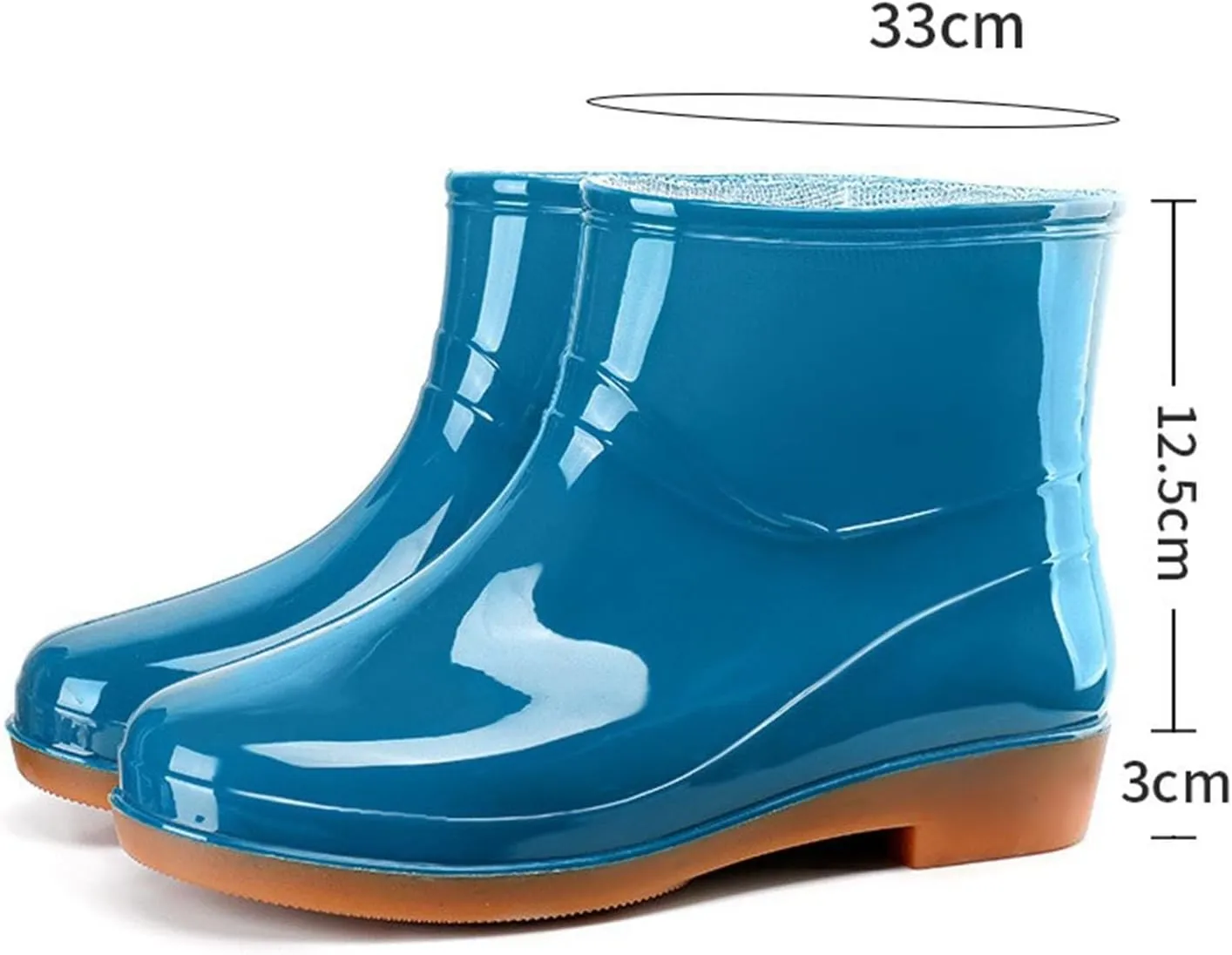 Womens Rain Boots Womens Rubber Boots Anti-Slipping for Boating Fishing Gardening Farming Waterproof Rain Shoes