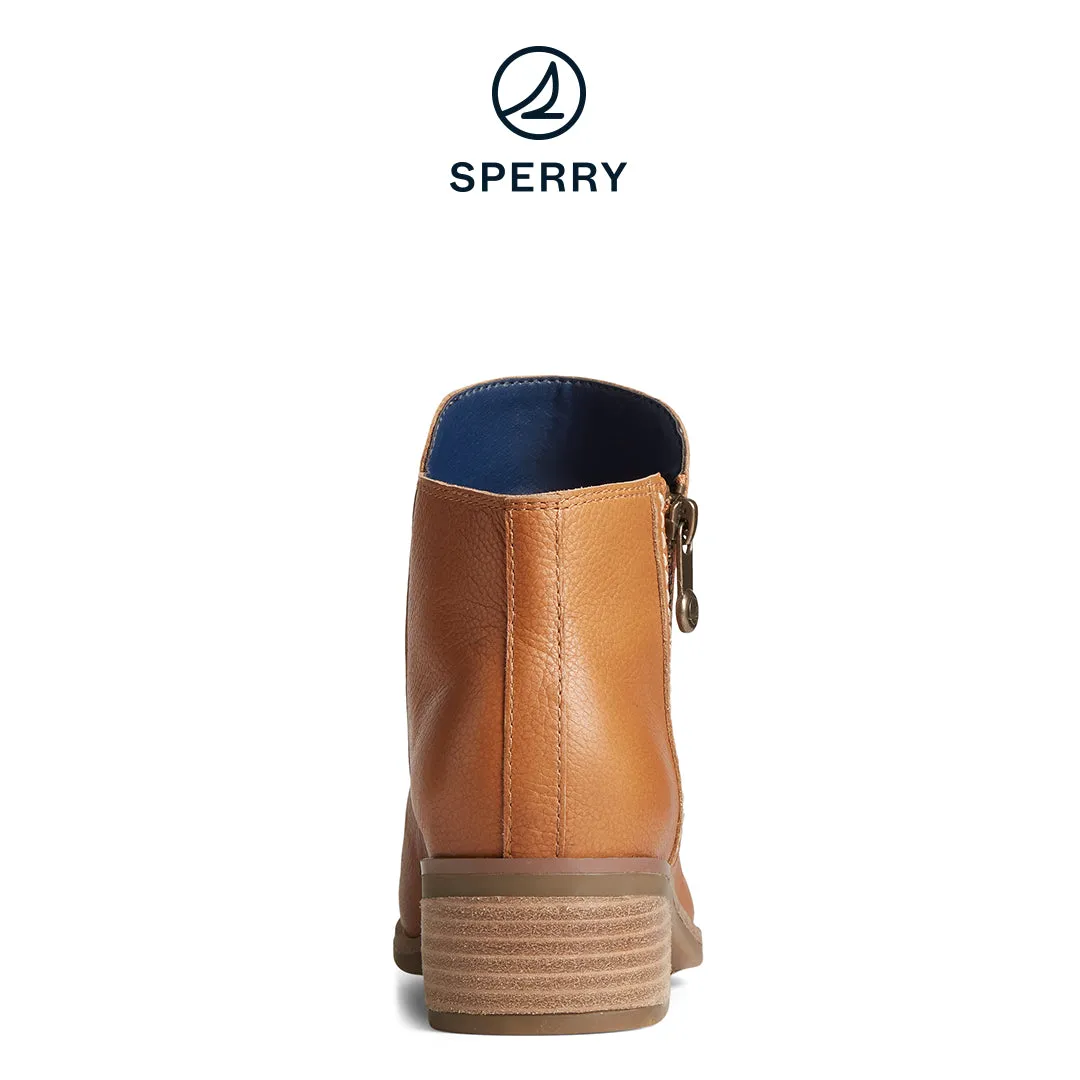 Stylish Tan Leather Womens Seaport Storm 2.0 Boots (STS88973)