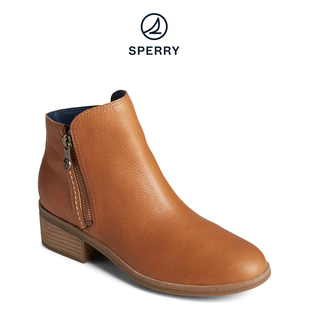 Stylish Tan Leather Womens Seaport Storm 2.0 Boots (STS88973)