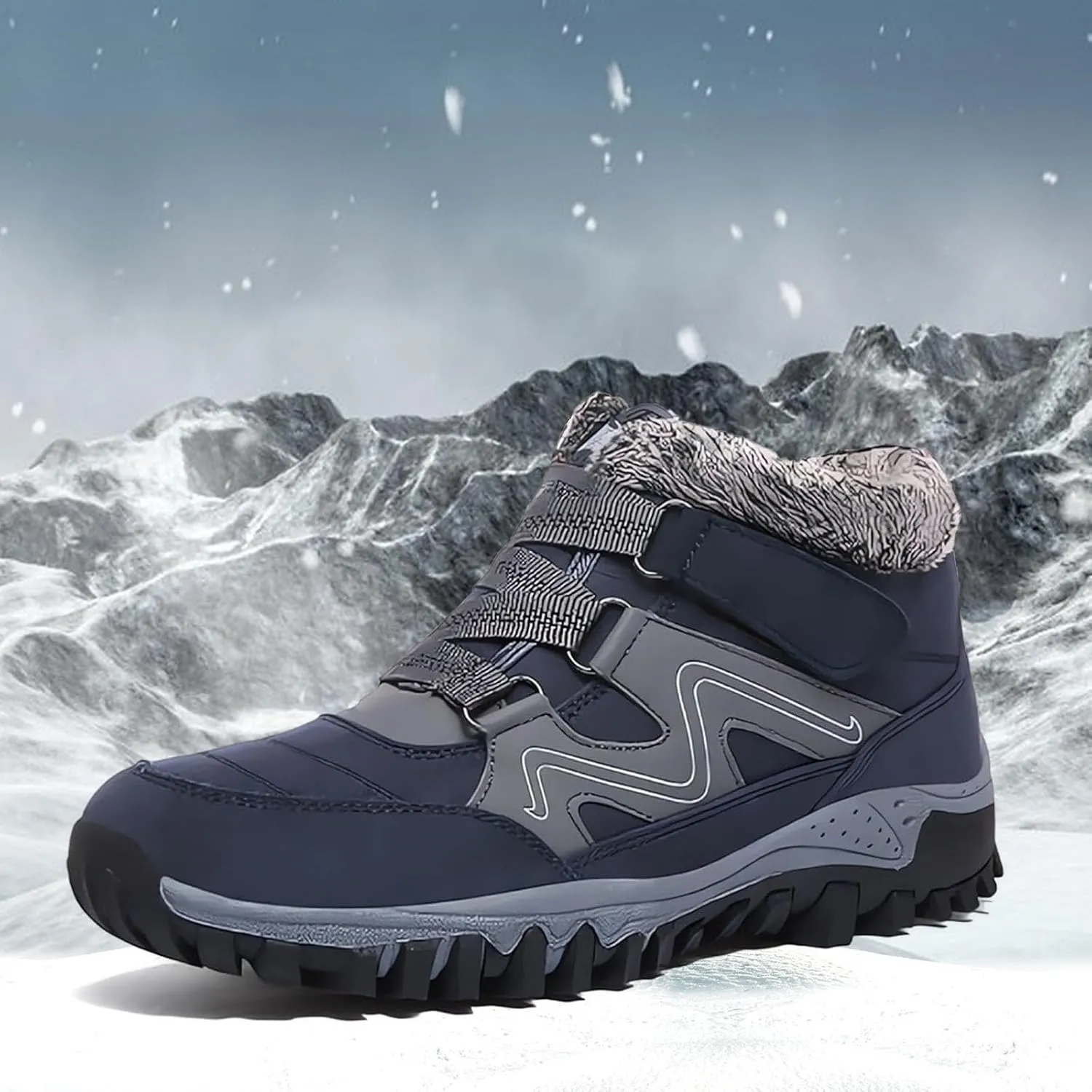 Women's Winter Thermal Boots for Women Waterproof Snow Winter Warm Hiking Work Comfy Boots Sneakers Walking Shoes